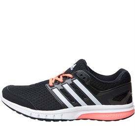 adidas Womens Galaxy Elite 2 Neutral Running Shoes Core Black/White/Flash Red