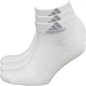 adidas Trzy Opakowanie 3 Stripe Performance Skarpety Biały