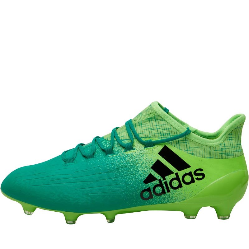 Buy adidas Mens X 16.1 FG Football Boots Solar Green/Core Black/Core Green