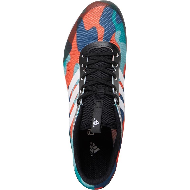 Buy adidas Mens Distances Star Running Spikes Black/Orange/Green