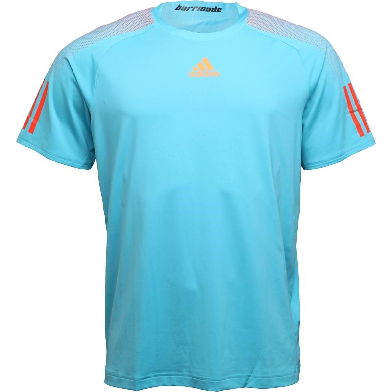 Barricade Clair Bleu Climacool Shirt Stripe Adidas Tee Tennis Homme 3 SGULqzVpM
