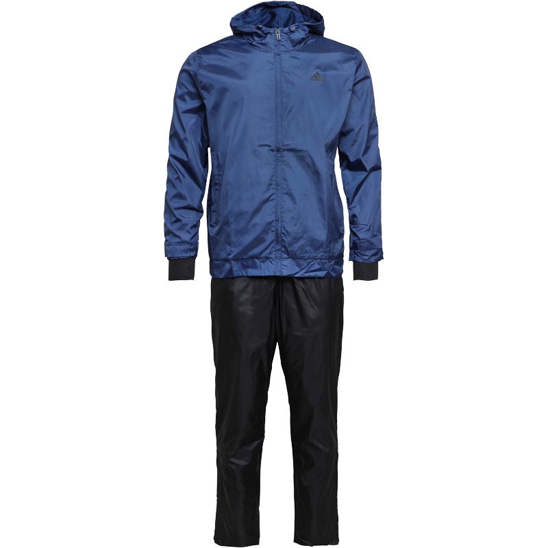 adidas tracksuit mens black and white