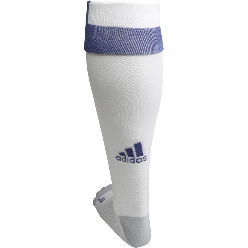 Buy adidas RMCF Real Madrid Home Replica Football Socks One Pair Crystal White/Raw Purple
