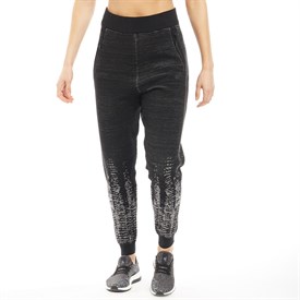 adidas Dames Z.N.E. Pulse Trainingsbroek Gemeleerd Zwart