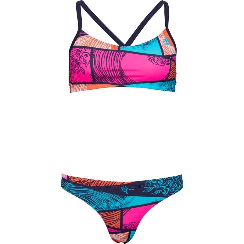 Buy adidas Womens Parley Bikini Noble Ink/Energy Blue/Easy Coral