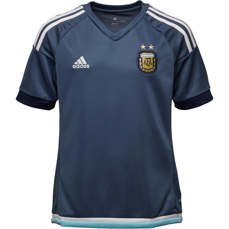 Buy adidas Junior AFA Argentina Away Shirt Night Marine/White