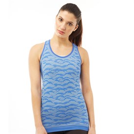 Adidas Dames Ultra Primeknit Parley Singlet Blauw adidas kopen in de aanbieding