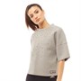 adidas Womens EP Short Sleeve Sweat Medium Grey Heather/Diva