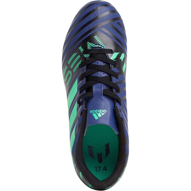 adidas Junior Nemeziz Messi 17.4 FxG Fußballschuhe Navy Adidas Fußballschuhe Kunstrasen Lionel Messi in