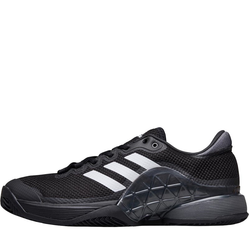 adidas Mens Barricade 2017 Clay Tennis Shoes Core BlackNight MetallicFootwear White adidas Mens Barricade 2017 Clay Tennis Shoes Core BlackNight MetallicFootwear White