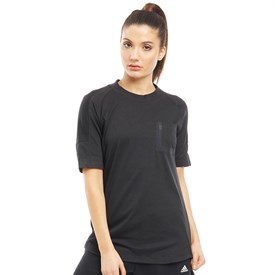 Adidas Dames Icon T Shirt Zwart adidas kopen in de aanbieding