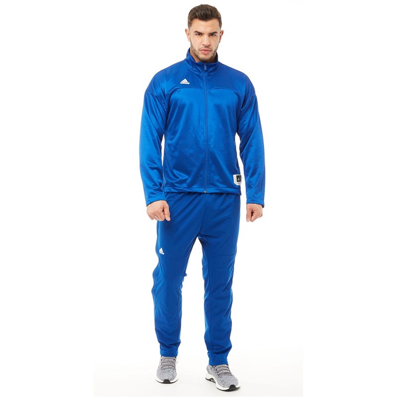 Buy adidas Mens Ekit Snap Basketball Pants Collegiate Royal/White