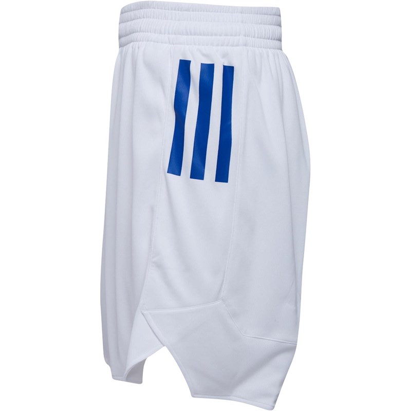 Buy adidas Mens Ekit Basketball Shorts White/Collegiate Royal