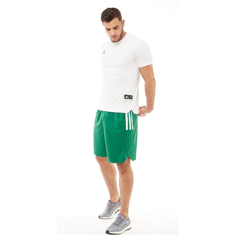 adidas Herren Ekit Basketball Shorts Dunkelgrün adidas Herren Ekit Basketball Shorts Dunkelgrün