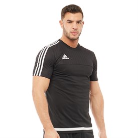 Adidas Heren Tiro 15 T Shirt Zwart adidas kopen in de aanbieding