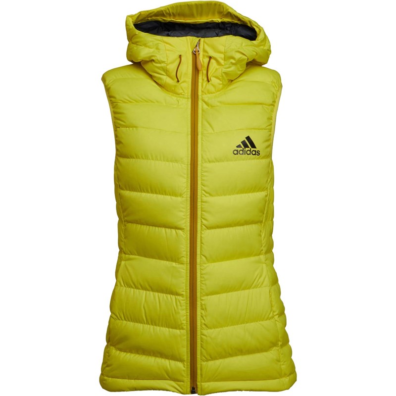 adidas yellow puffer