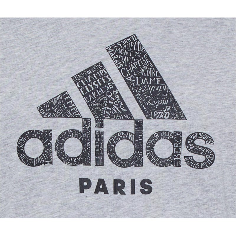 Gris Shirt Chiné Homme Adidas Tee Pâle Paris bgv6Yf7y