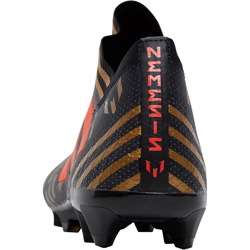 black and gold messi boots