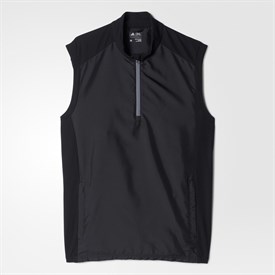 Adidas Heren Golf Club Wind Bodywarmer Zwart adidas kopen in de aanbieding