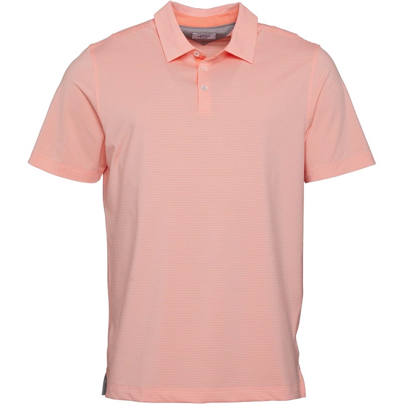 adidas mens pink golf shirt