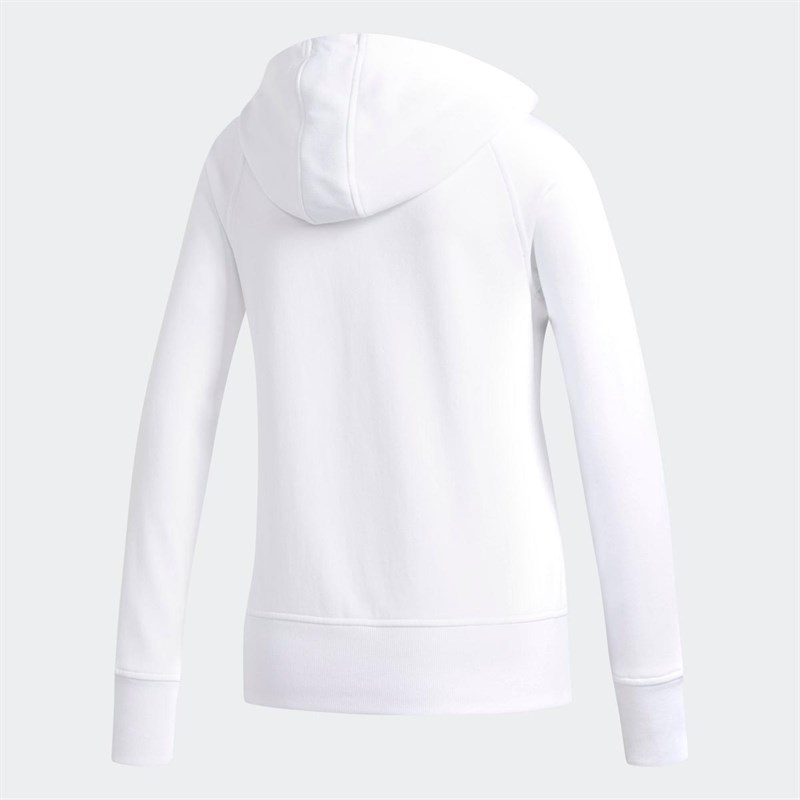 Buy adidas Womens Golf Heather Full Zip Hoodie White