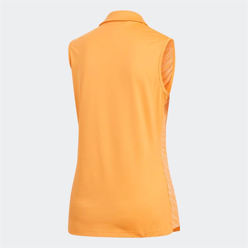 Buy adidas Womens Golf Wrap Sleeveless Polo Tank Top Real Gold