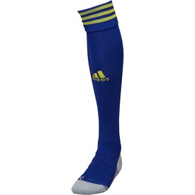 Image of adidas Sweden 2018 Away Football Socks Mystery Ink/Yellow