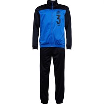 blue and white adidas suit