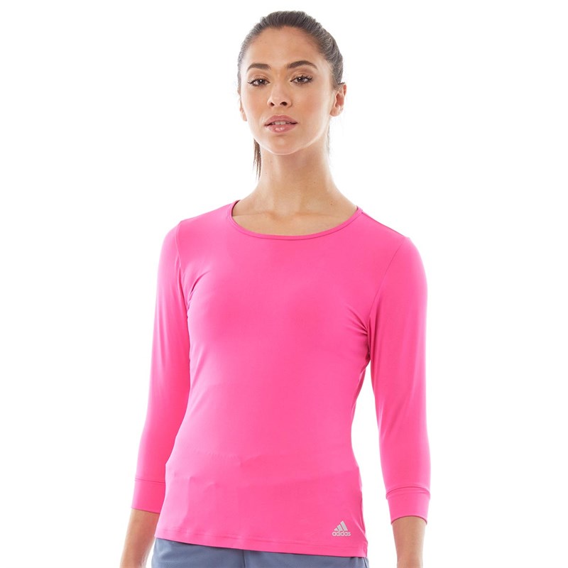 adidas pink tennis shirt