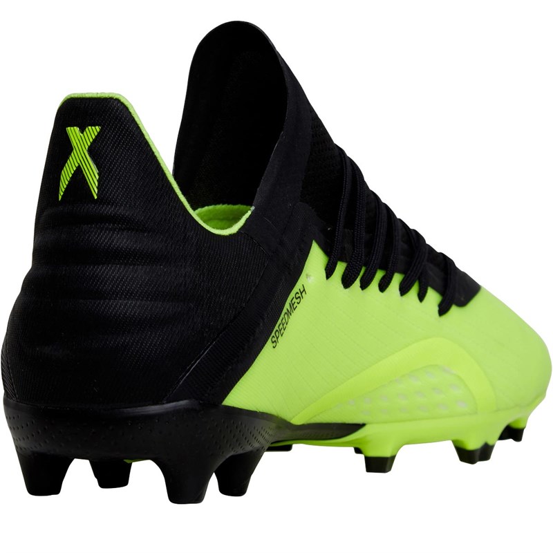 crampon adidas jaune fluo