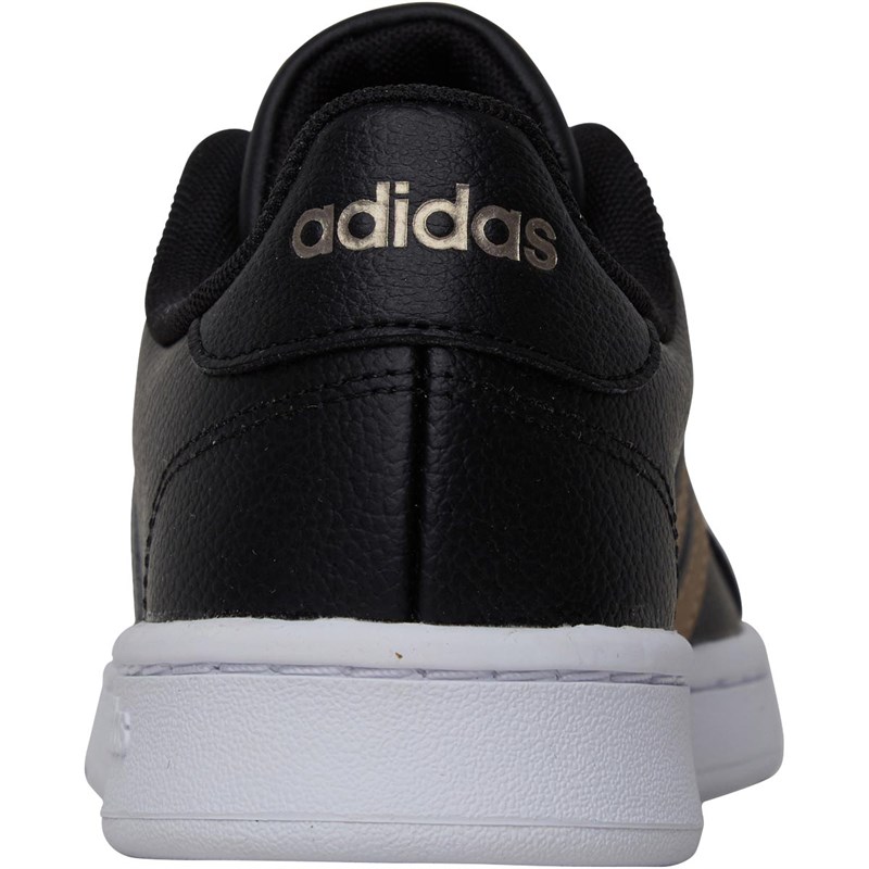 Buy adidas Womens Grand Court Trainers Core Black/Copper Metallic/Footwear White