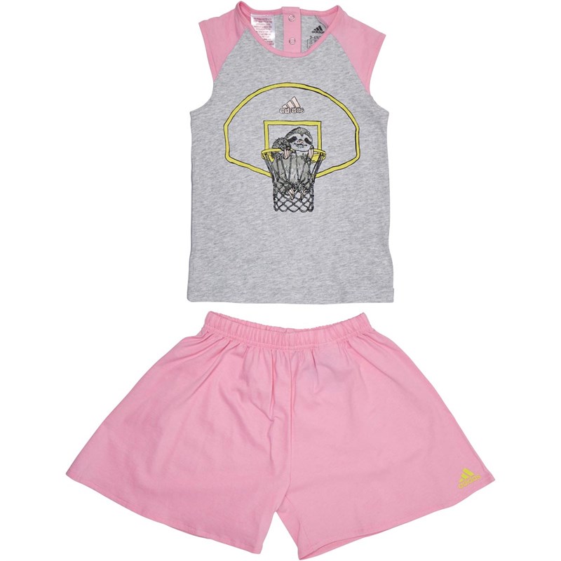 baby pink adidas shorts