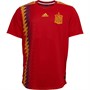 adidas Mens FEF Spain World Cup 2018 Players Edition Climachill Home Shirt Red/Bold Gold