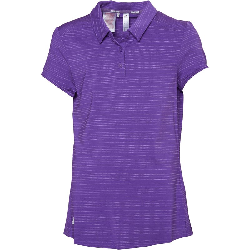 Buy adidas Girls Novelty Golf Polo Active Purple