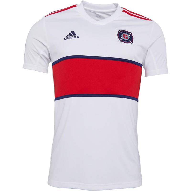 Buy adidas Mens CFFC Chicago Fire Away Jersey White