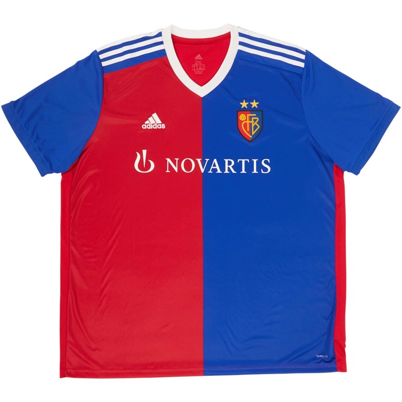 Buy adidas Mens FCB Basel Home Jersey Bold Red/Bold Blue