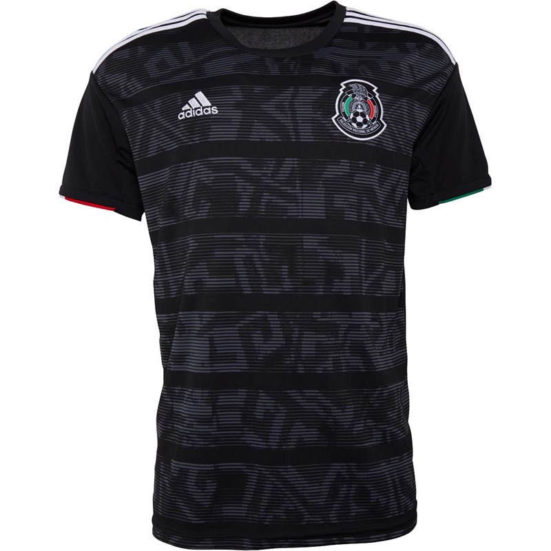 Buy adidas Mens FMF Mexico Home Jersey Black/White