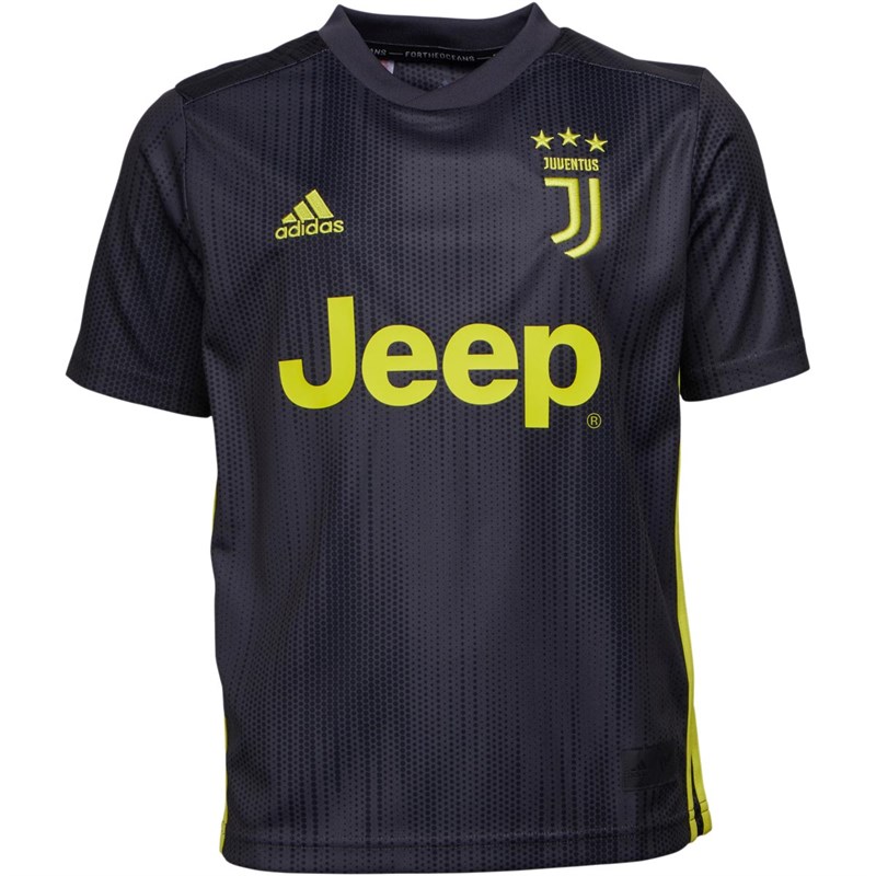 Buy adidas Boys Junior JFC Juventus Third Jersey Carbon/Shock Yellow