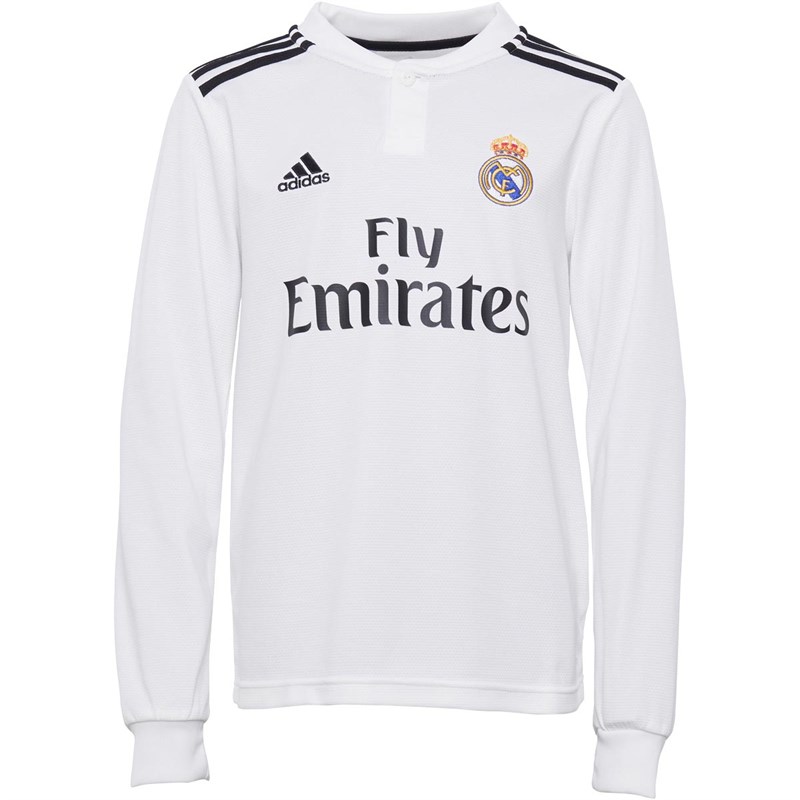 real madrid black long sleeve jersey
