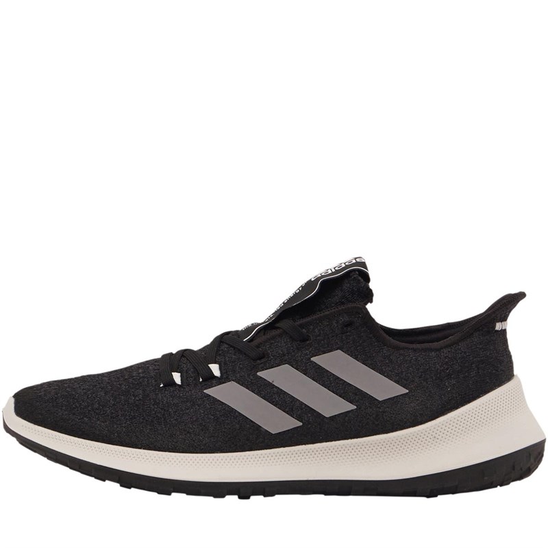 Buy adidas Mens Sensebounce+ Neutral Running Shoes Core Black/Grey ...