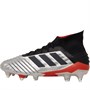 adidas Herren Predator 19.1 SG Soft Ground Sneakers Silber