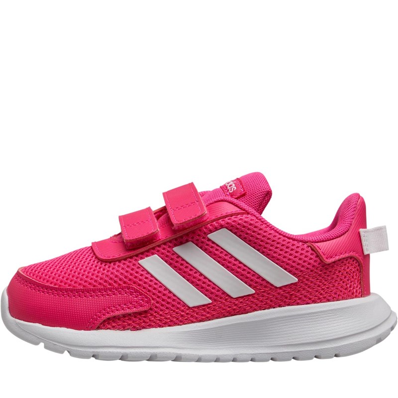 adidas Junior Tensaur Run Neutral Running Shoes Shock Pink/Footwear White/Shock Red