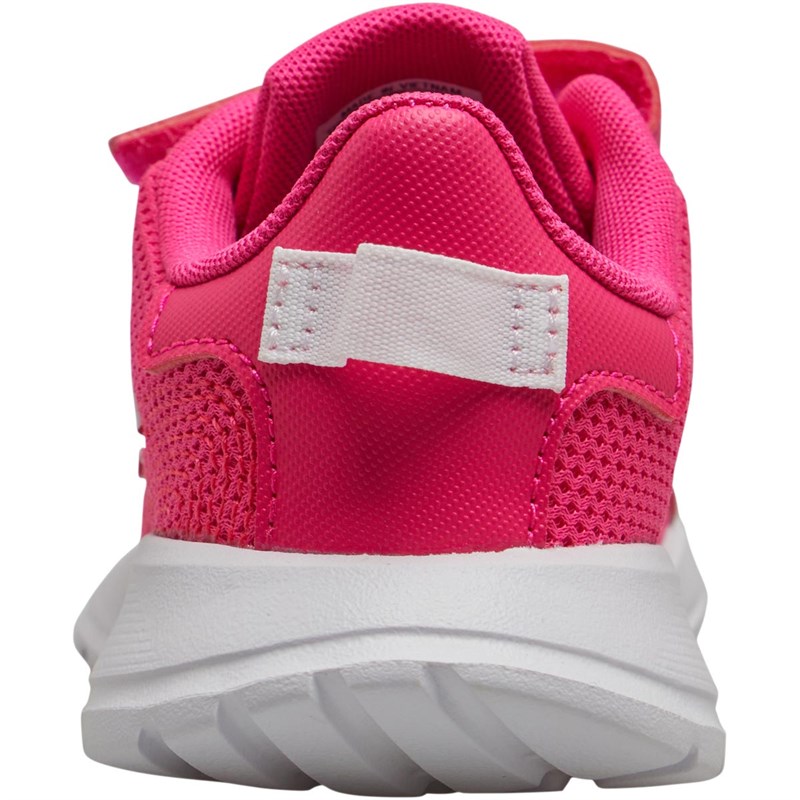 adidas Junior Tensaur Run Neutral Running Shoes Shock Pink/Footwear White/Shock Red