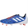 adidas Mens Predator Malice Control FG Firm Ground Rugby Boots Blue/Footwear White/Solar Orange