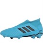 adidas Junior Predator 19.3 Laceless FG Firm Ground Football Boots Bright Cyan/Core Black/Solar Yellow