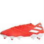 adidas Mens Nemeziz 19.1 SG Soft Ground Football Boots Active Red/Silver Metallic/Solid Red