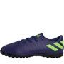 adidas Junior Nemeziz Messi 19.4 Turf Football Boots Tech Indigo/Signal Green/Glory Purple