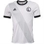 adidas Mens Legia Warsaw Home Jersey White/Black/Clear Grey