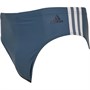 adidas Męskie 3-Stripe Strój Kąpielowy Niebieski