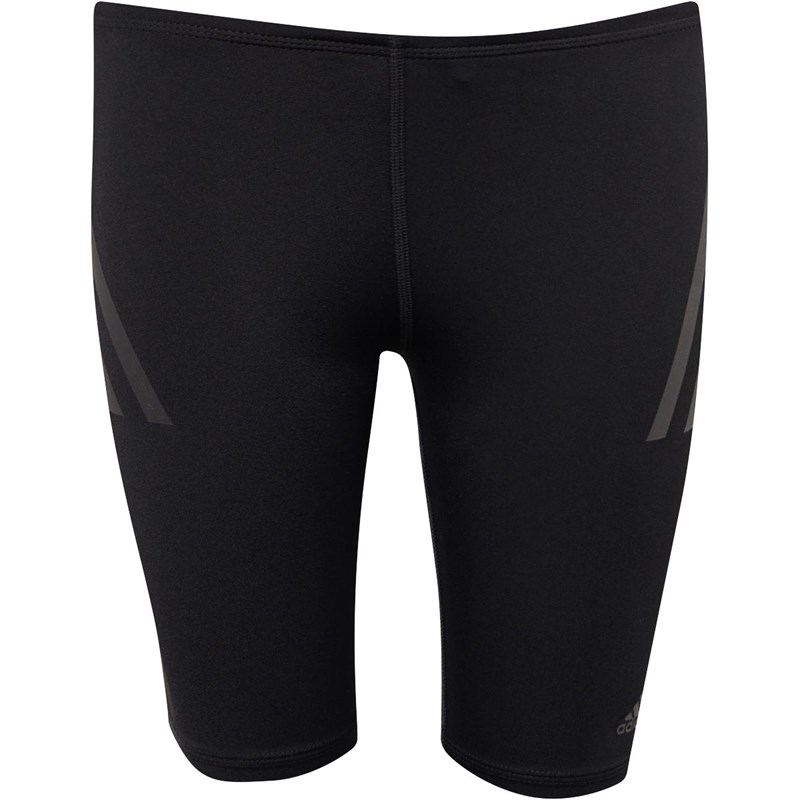 Buy adidas Junior Boys Pro 3Stripes Pro Swim Jammers Black/Carbon